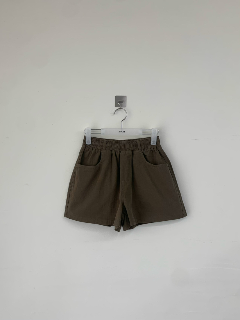 ANOU韓國直郵實拍女裝新款人氣推薦職業時尚熱賣26春夏短褲ANOU短褲圖色2卡其色