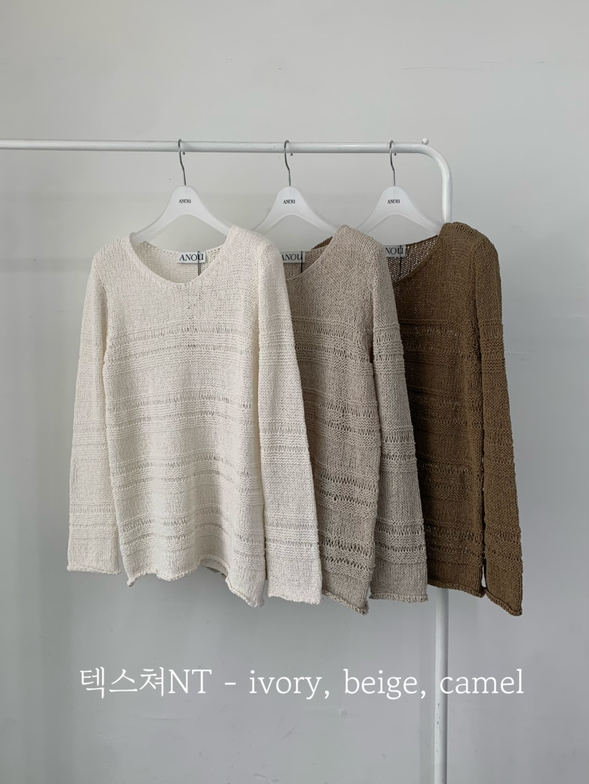 ANOU韓國代購女士新品人氣熱賣休閑推薦時尚職業26春夏針織衫ANOU針織衫