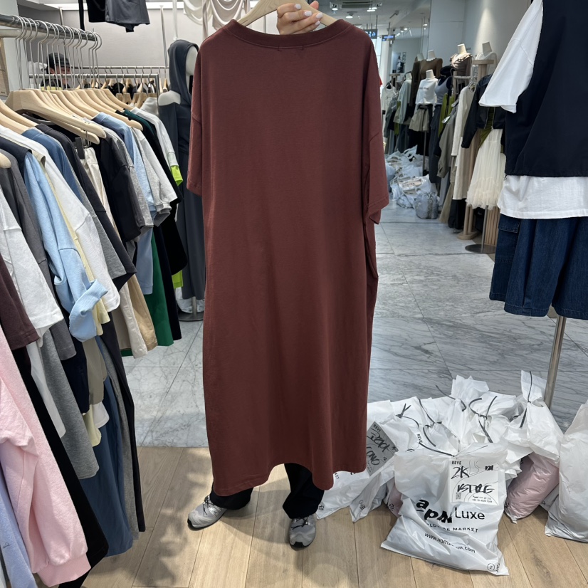 REVE-L韓國代購女裝新品休閑職業時尚熱賣26春夏連衣裙口袋REVE-L連衣裙