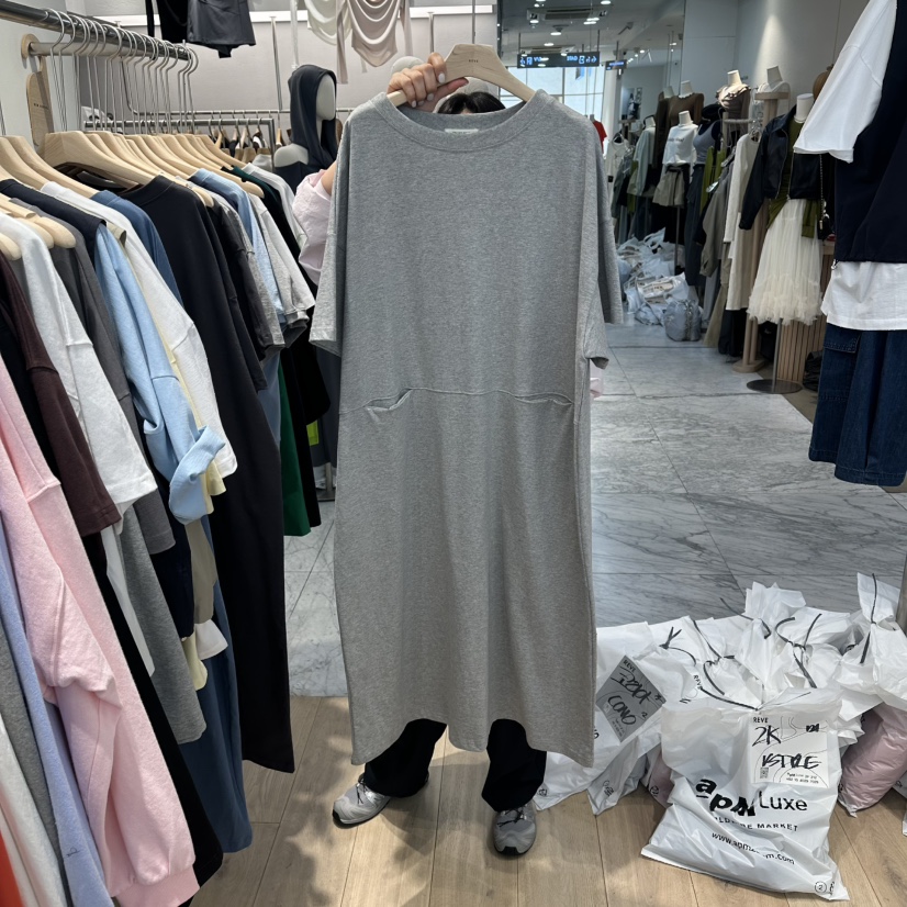 REVE-L韓國代購女裝新品休閑職業時尚熱賣26春夏連衣裙口袋REVE-L連衣裙圖色2