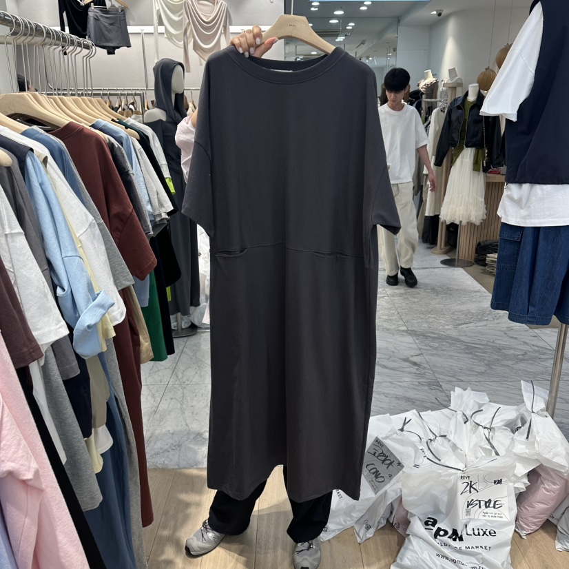REVE-L韓國代購女裝新品休閑職業時尚熱賣26春夏連衣裙口袋REVE-L連衣裙圖色3