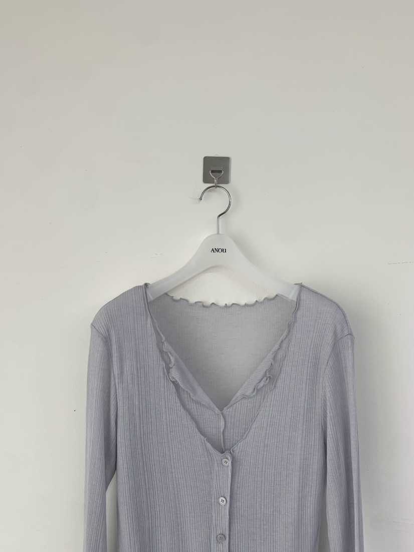 ANOU韓國直郵女士新款時尚職業熱賣26春夏人氣長袖T恤假兩件ANOU長袖T恤