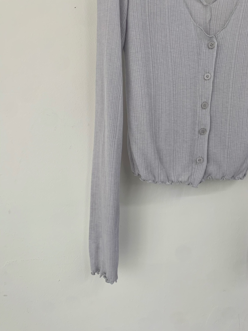 ANOU韓國直郵女士新款時尚職業熱賣26春夏人氣長袖T恤假兩件ANOU長袖T恤