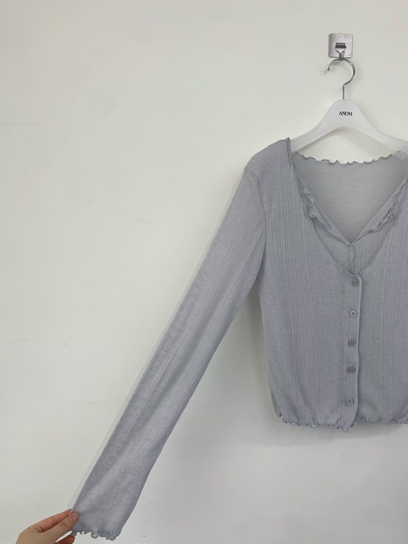 ANOU韓國直郵女士新款時尚職業熱賣26春夏人氣長袖T恤假兩件ANOU長袖T恤