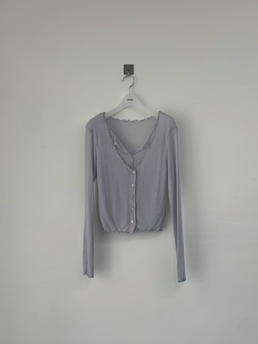 ANOU韓國直郵女士新款時尚職業熱賣26春夏人氣長袖T恤假兩件ANOU長袖T恤圖色2