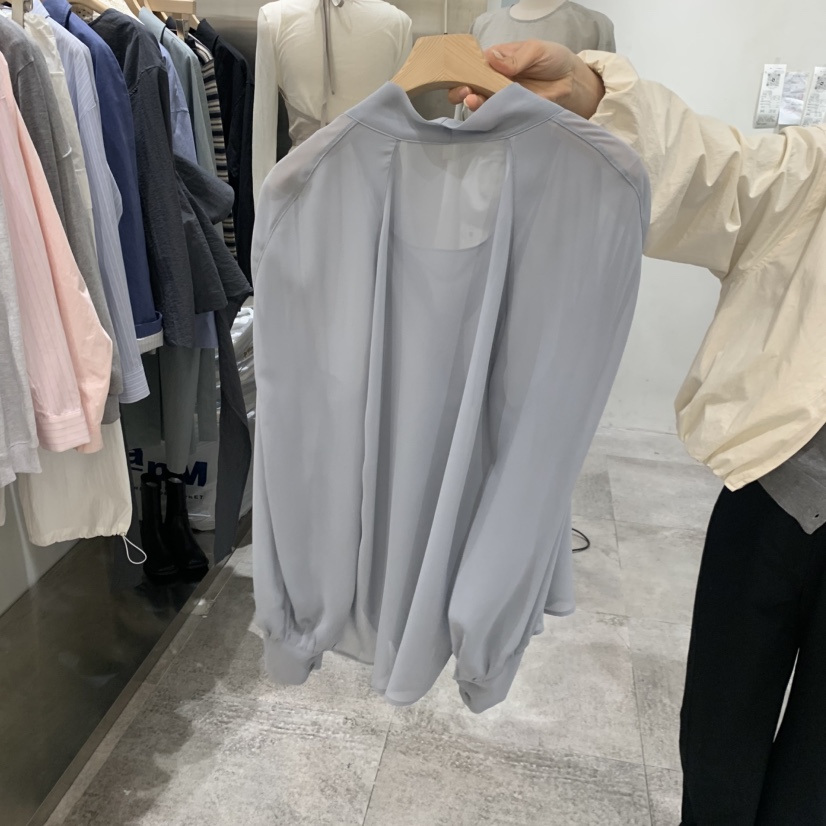 CHAE韓國東大門直郵女裝新款熱賣人氣推薦襯衫蕾絲衫雪紡CHAE襯衫/蕾絲衫