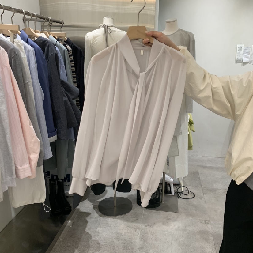 CHAE韓國東大門直郵女裝新款熱賣人氣推薦襯衫蕾絲衫雪紡CHAE襯衫/蕾絲衫圖色1