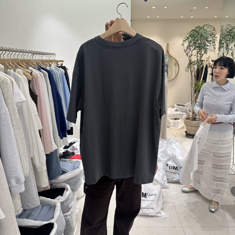 GRACIA韓國直郵女士新品休閑時尚推薦26春夏職業人氣T恤填充GRACIAT恤