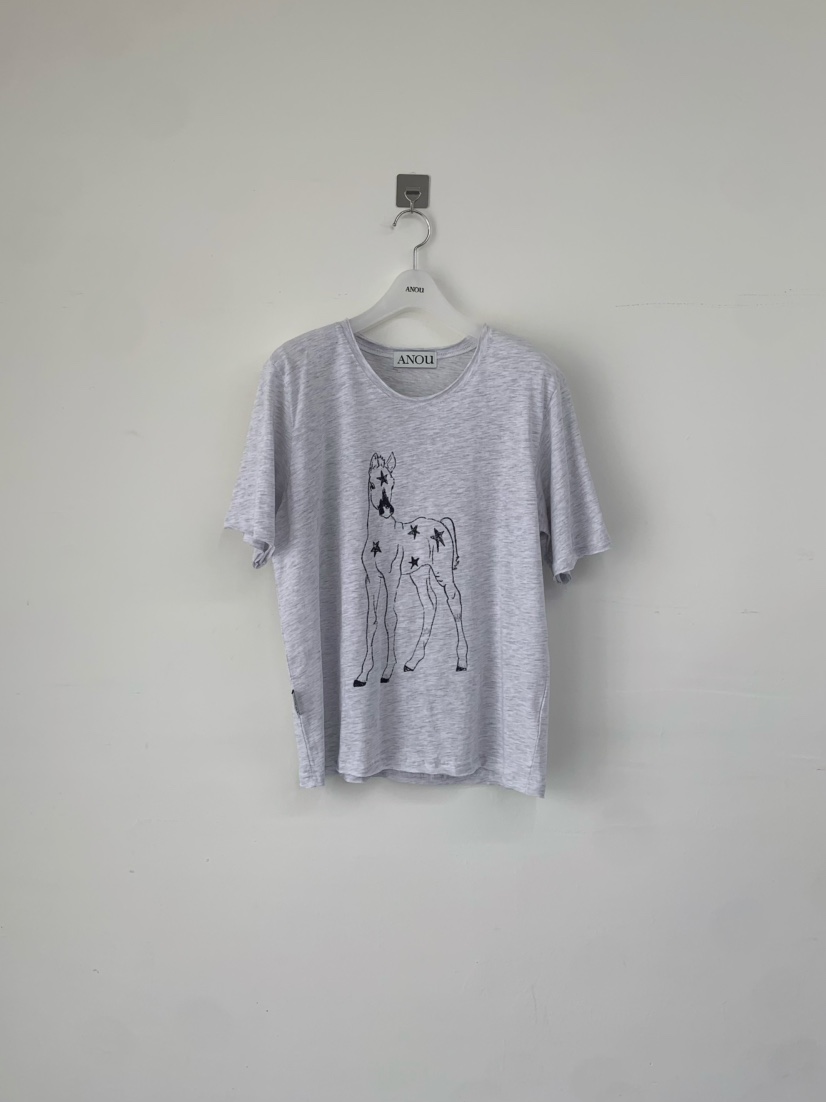 ANOU韓國直郵實拍女士新品26春夏人氣熱賣職業休閑推薦T恤ANOUT恤圖色2