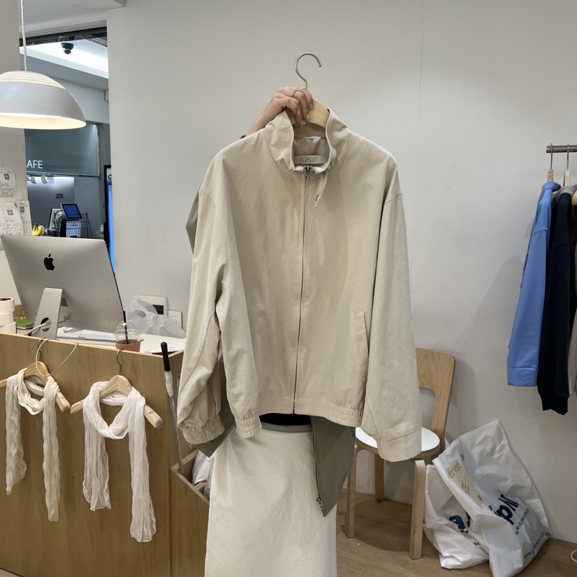 FOREST韓國直郵實拍女士新品推薦時尚人氣職業26春夏夾克棉質FOREST夾克圖色2