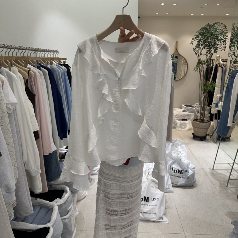 GRACIA韓國直郵女士新品職業26春夏推薦人氣熱賣襯衫蕾絲衫GRACIA襯衫/蕾絲衫圖色1