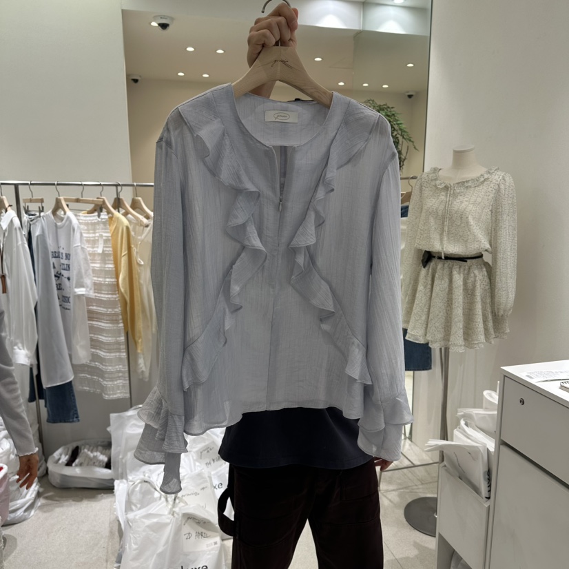 GRACIA韓國直郵女士新品職業26春夏推薦人氣熱賣襯衫蕾絲衫GRACIA襯衫/蕾絲衫圖色2