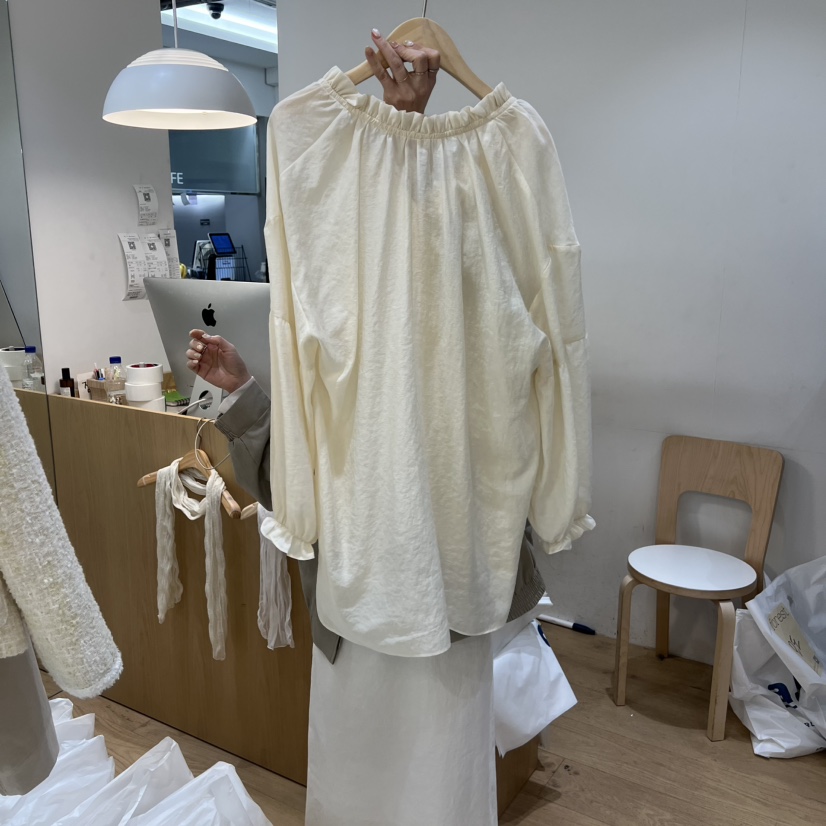 FOREST韓國東大門直郵女裝新品時尚休閑人氣26春夏襯衫蕾絲衫FOREST襯衫/蕾絲衫