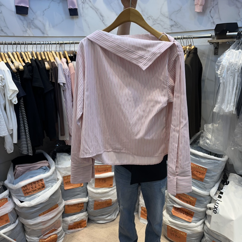 OLIVE TrEE韓國直郵實拍女裝新款時尚職業26春夏襯衫蕾絲衫OLIVE TrEE襯衫/蕾絲衫圖色1