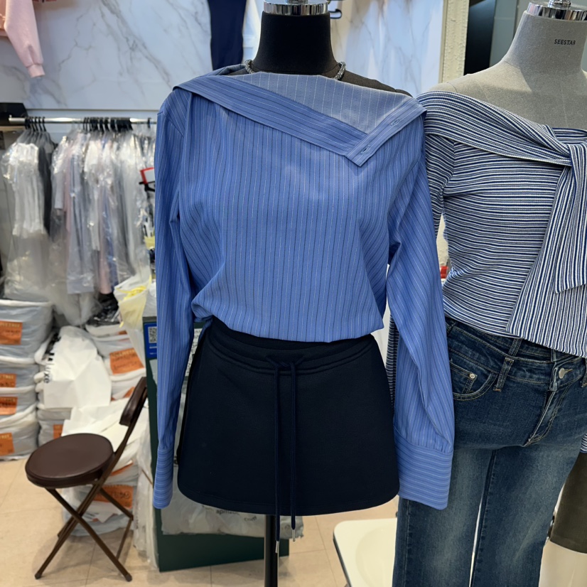 OLIVE TrEE韓國直郵實拍女裝新款時尚職業26春夏襯衫蕾絲衫OLIVE TrEE襯衫/蕾絲衫圖色2