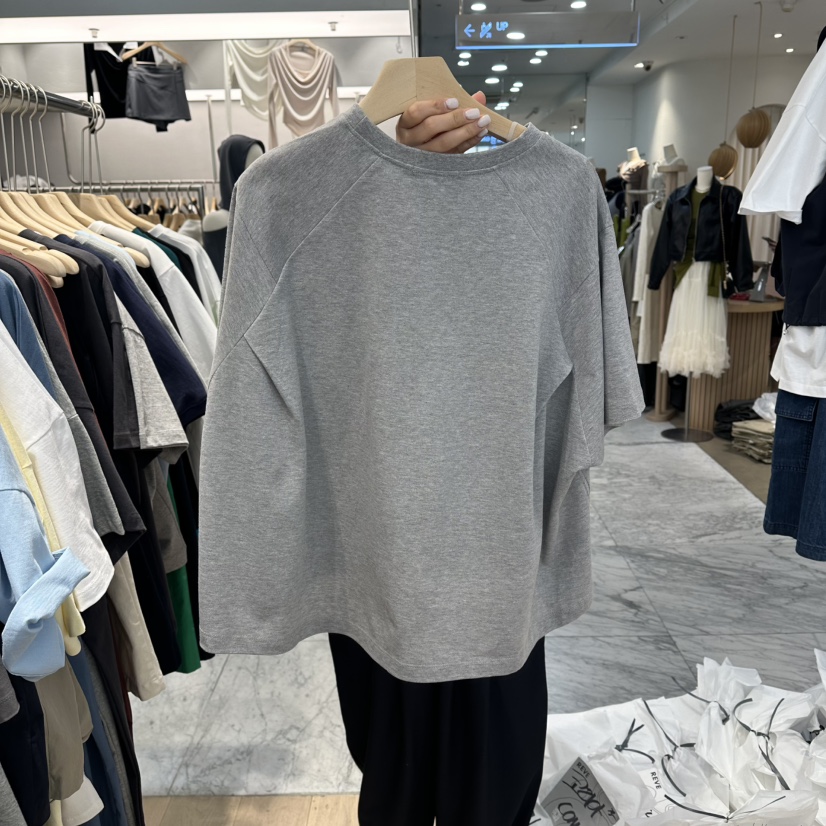 REVE-L韓國直郵女裝新品時尚職業熱賣休閑人氣26春夏T恤REVE-LT恤