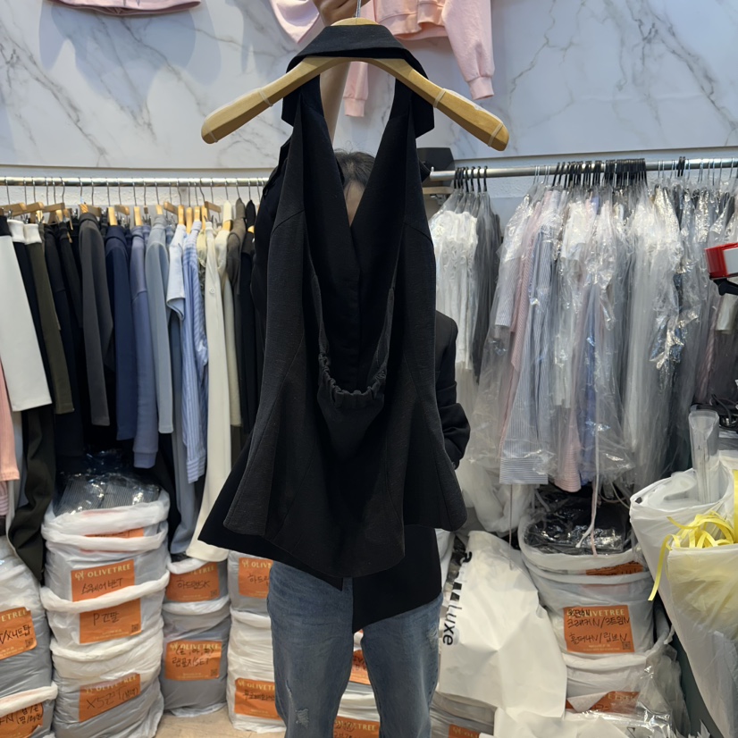 OLIVE TrEE韓國直郵女裝新品職業休閑26春夏推薦人氣馬甲OLIVE TrEE馬甲