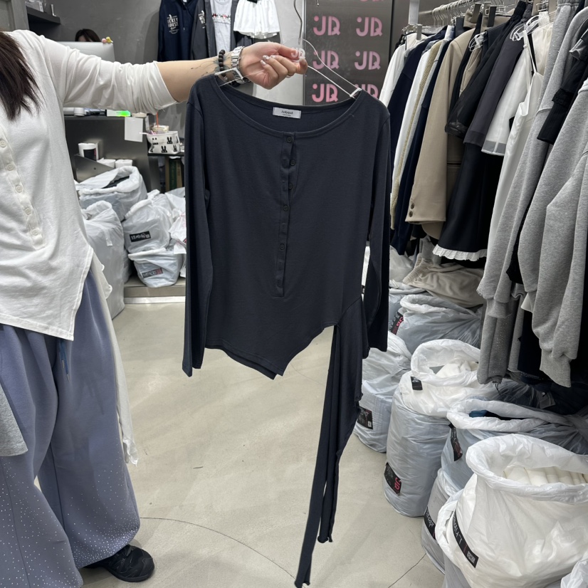 JUDYQUE韓國代購女士新款熱賣26春夏休閑推薦時尚長袖T恤JUDYQUE長袖T恤圖色3