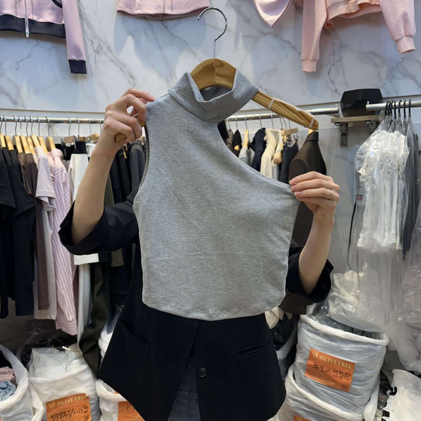 OLIVE TrEE韓國直郵實拍女裝新款職業人氣休閑推薦吊帶背心OLIVE TrEE吊帶/背心圖色2