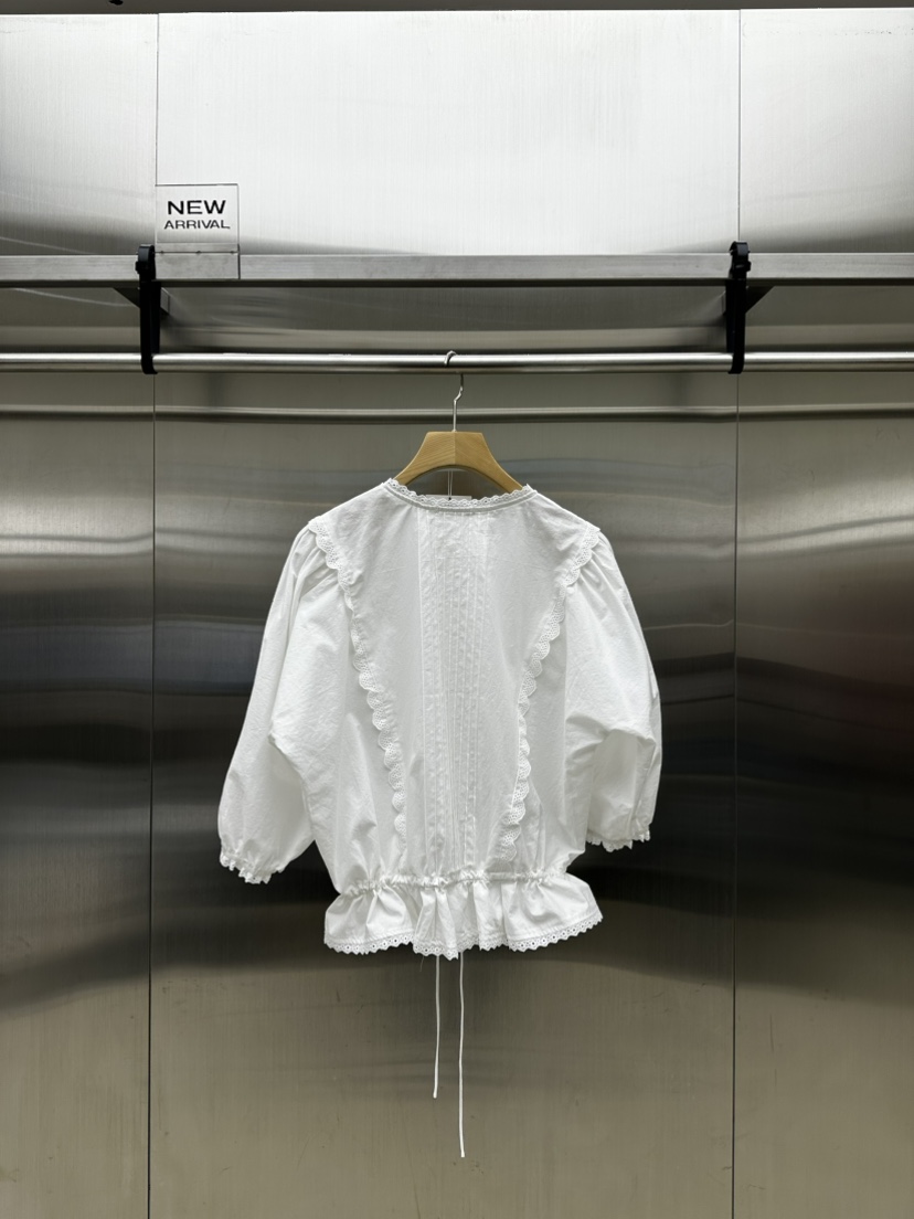 MYDRESS韓國直郵實拍女裝新品職業熱賣人氣休閑襯衫蕾絲衫MYDRESS襯衫/蕾絲衫