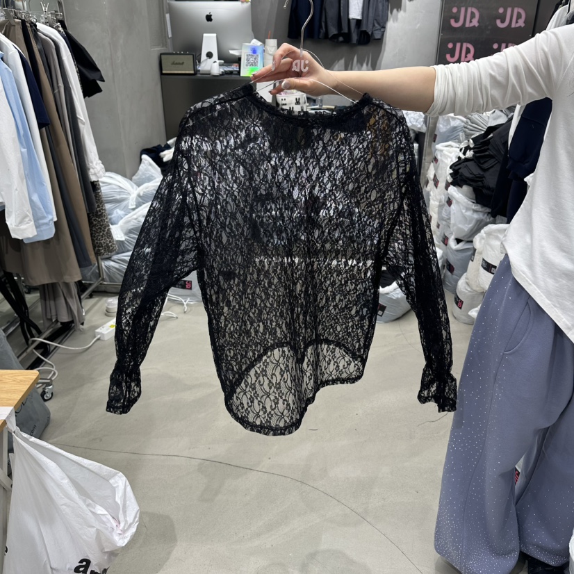 JUDYQUE韓國東大門直郵女士新款推薦休閑熱賣26春夏襯衫蕾絲衫JUDYQUE襯衫/蕾絲衫