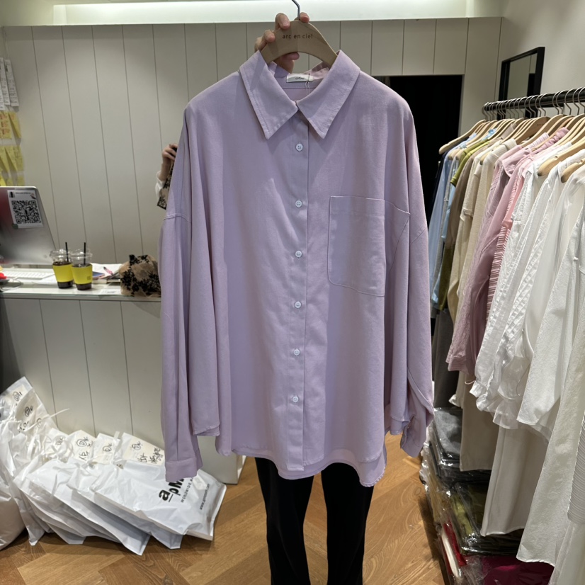 ARC韓國直郵女裝新品熱賣休閑職業人氣推薦時尚襯衫蕾絲衫ARC EN CIEL襯衫/蕾絲衫圖色3