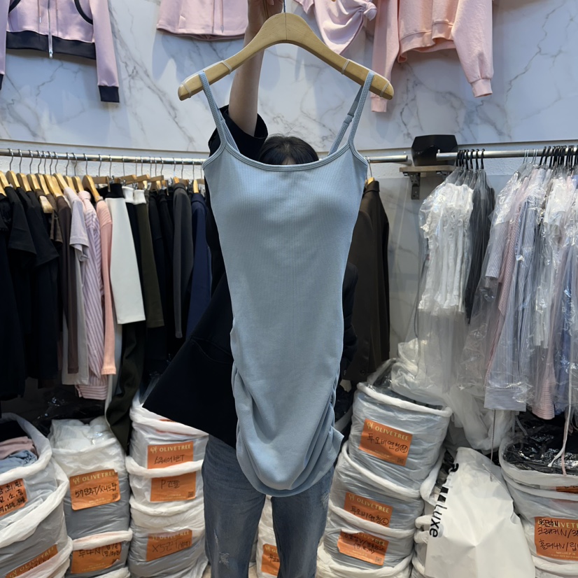 OLIVE TrEE韓國東大門直郵女裝新款推薦休閑職業連衣裙褶皺OLIVE TrEE連衣裙圖色2