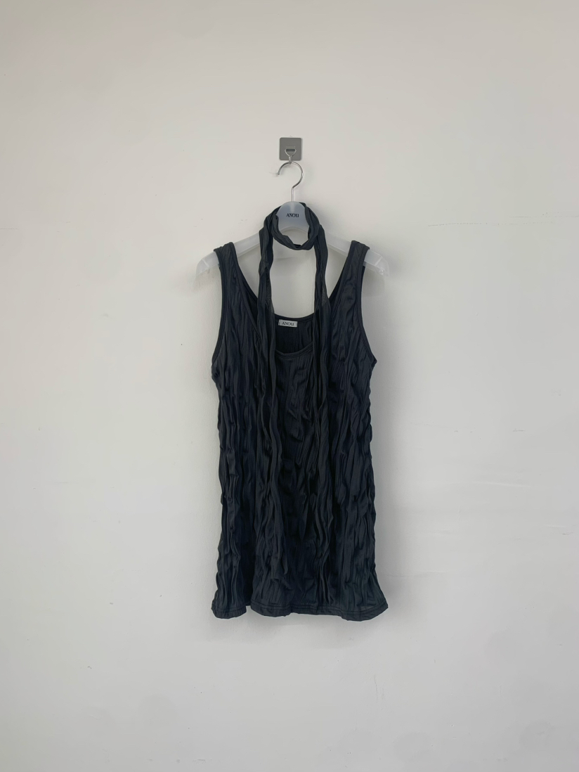 ANOU韓國代購女裝新款熱賣職業推薦26春夏吊帶背心含圍巾ANOU吊帶/背心圖色2