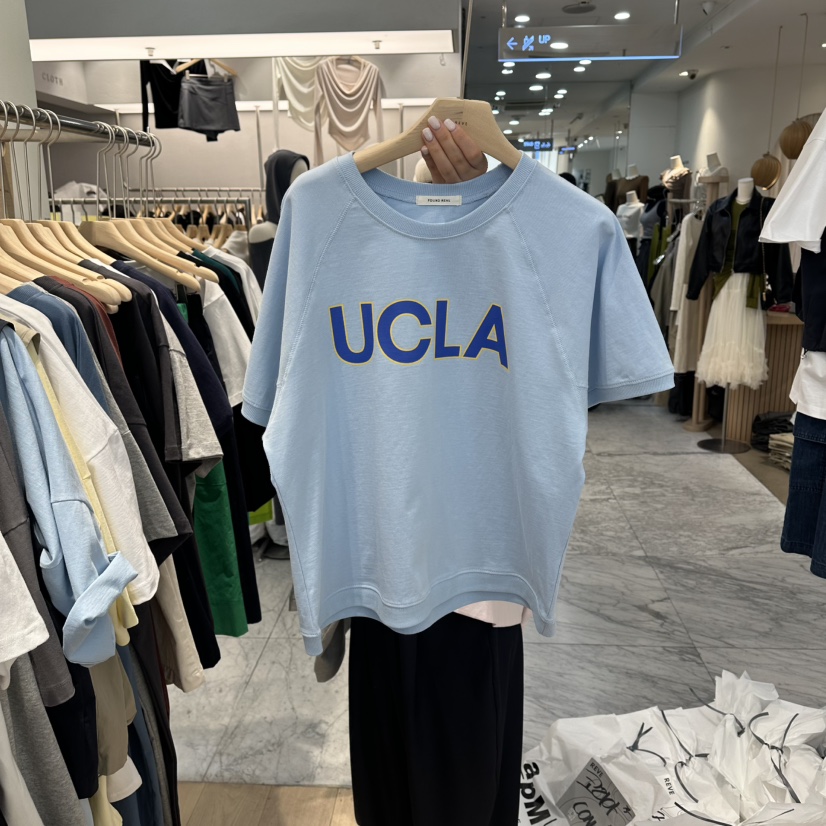 REVE-L韓國直郵女裝新品26春夏人氣推薦時尚熱賣職業T恤REVE-LT恤圖色1