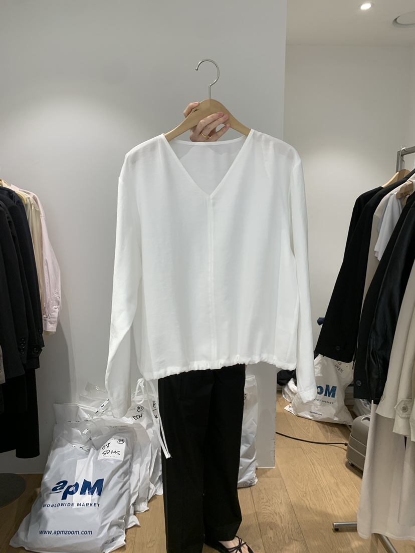 OUR-A/NOVAE韓國直郵女裝新款推薦時尚人氣職業襯衫蕾絲衫OUR/NOVAE襯衫/蕾絲衫圖色1