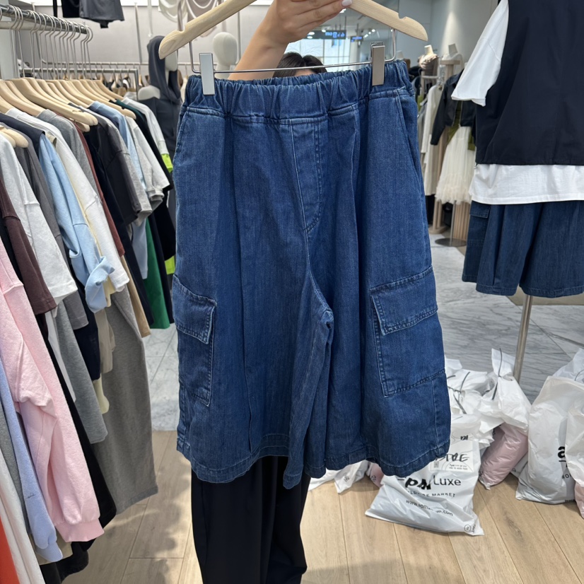 REVE-L韓國東大門直郵女士新款推薦時尚職業熱賣短褲工裝REVE-L短褲圖色1