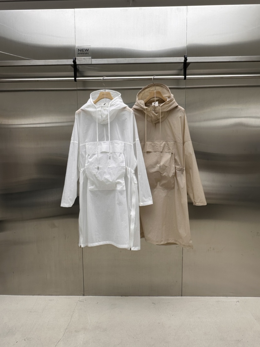 MYDRESS韓國代購女士新品推薦26春夏人氣長款風衣連帽衫長款MYDRESS長款風衣