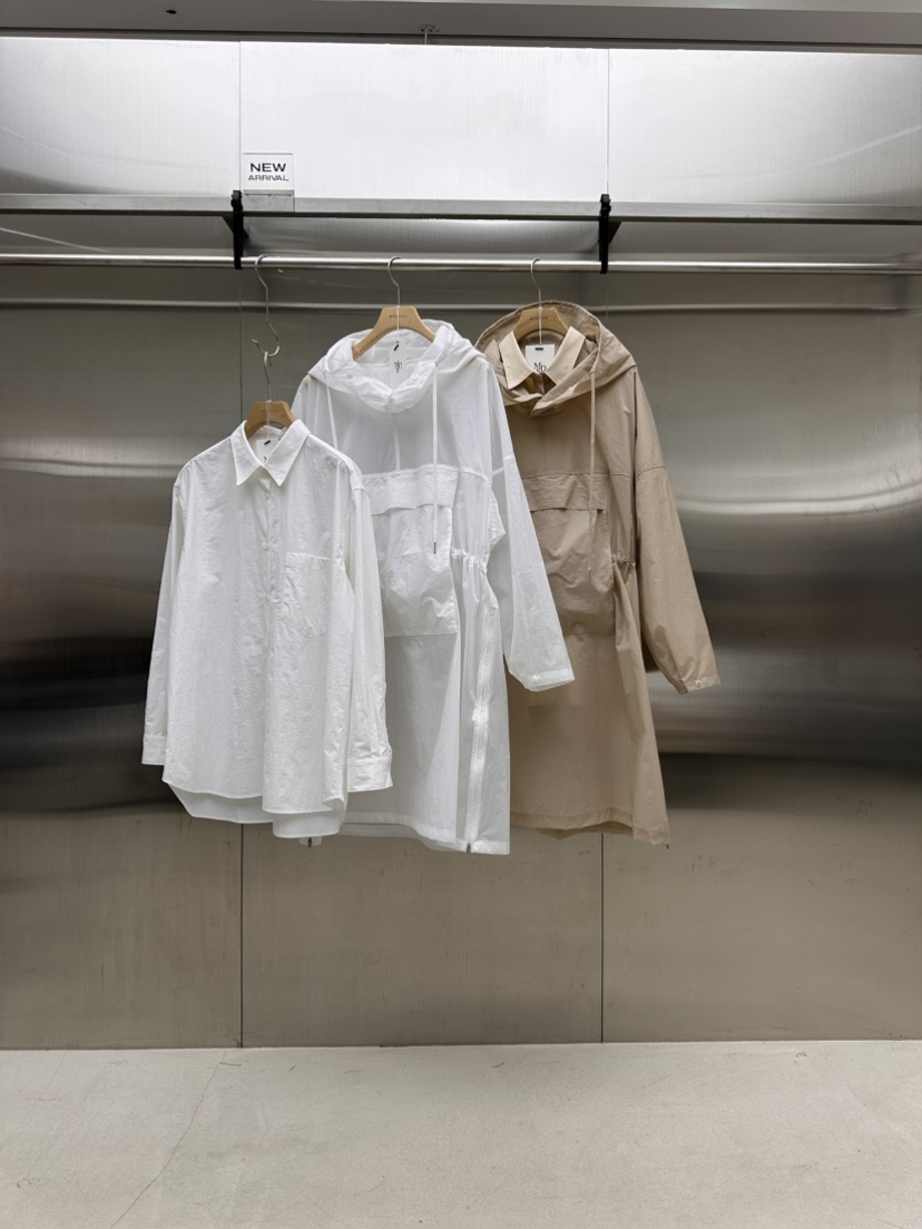 MYDRESS韓國代購女士新品推薦26春夏人氣長款風衣連帽衫長款MYDRESS長款風衣