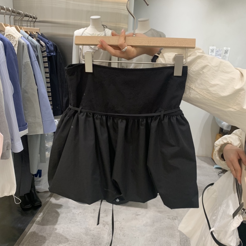 CHAE韓國東大門直郵女士新品26春夏熱賣短裙不含腰帶含腰繩CHAE短裙