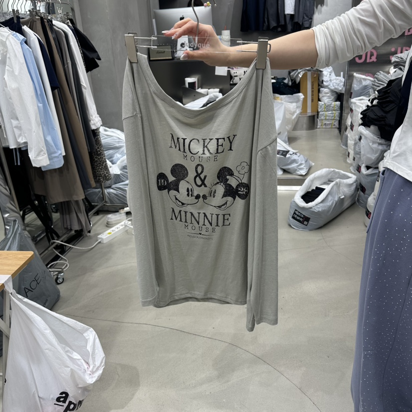 JUDYQUE韓國代購女士新款休閑熱賣推薦人氣時尚26春夏長袖T恤JUDYQUE長袖T恤圖色2