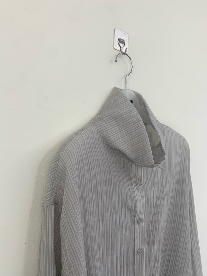 ANOU韓國直郵女裝新品26春夏休閑熱賣推薦襯衫蕾絲衫高領ANOU襯衫/蕾絲衫