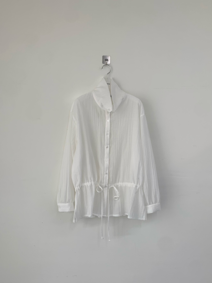 ANOU韓國直郵女裝新品26春夏休閑熱賣推薦襯衫蕾絲衫高領ANOU襯衫/蕾絲衫圖色1