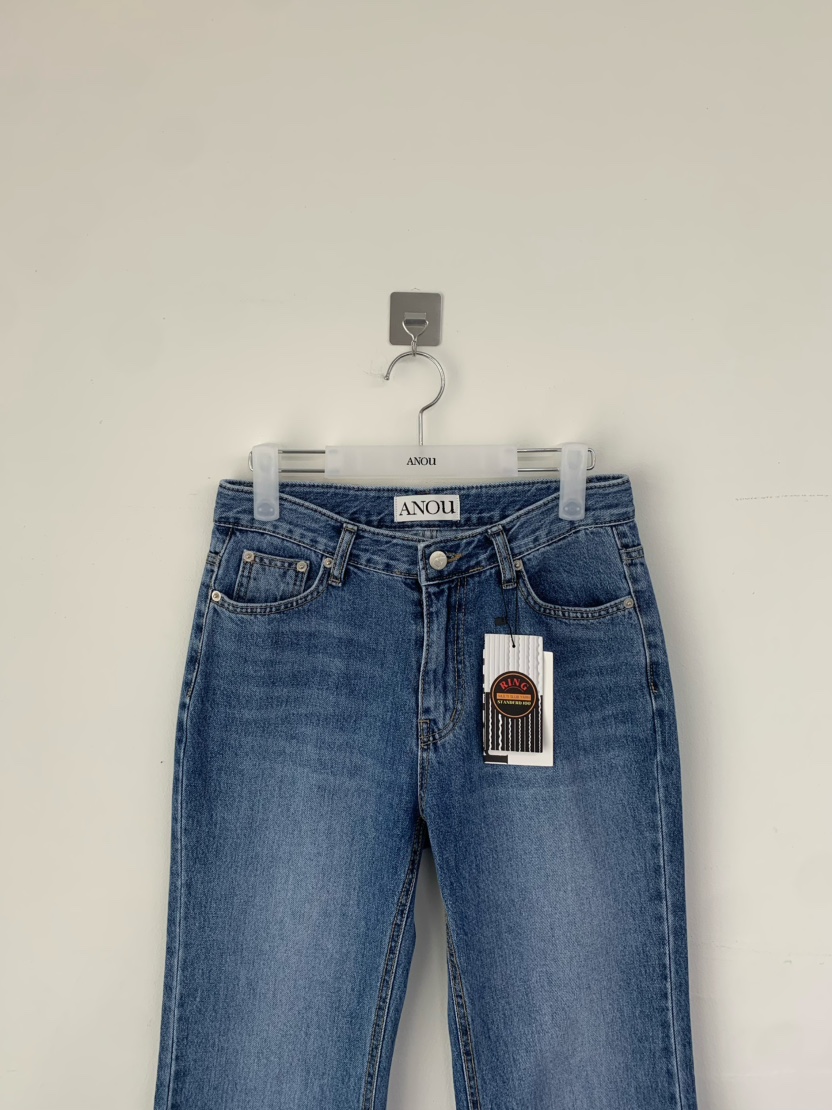 ANOU韓國東大門直郵女士新品職業人氣時尚推薦26春夏牛仔褲ANOU牛仔褲