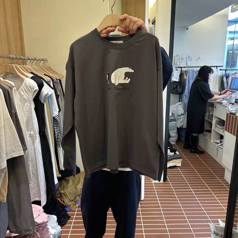 CHOI-L韓國東大門代購女士新品推薦26春夏熱賣休閑長袖T恤CHOI長袖T恤圖色2