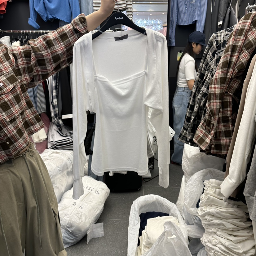 A-DEL韓國東大門代購女士新款休閑熱賣時尚套裝兩件套套裝A-DEL套裝圖色1