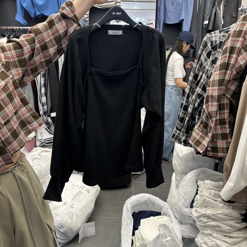 A-DEL韓國東大門代購女士新款休閑熱賣時尚套裝兩件套套裝A-DEL套裝圖色3