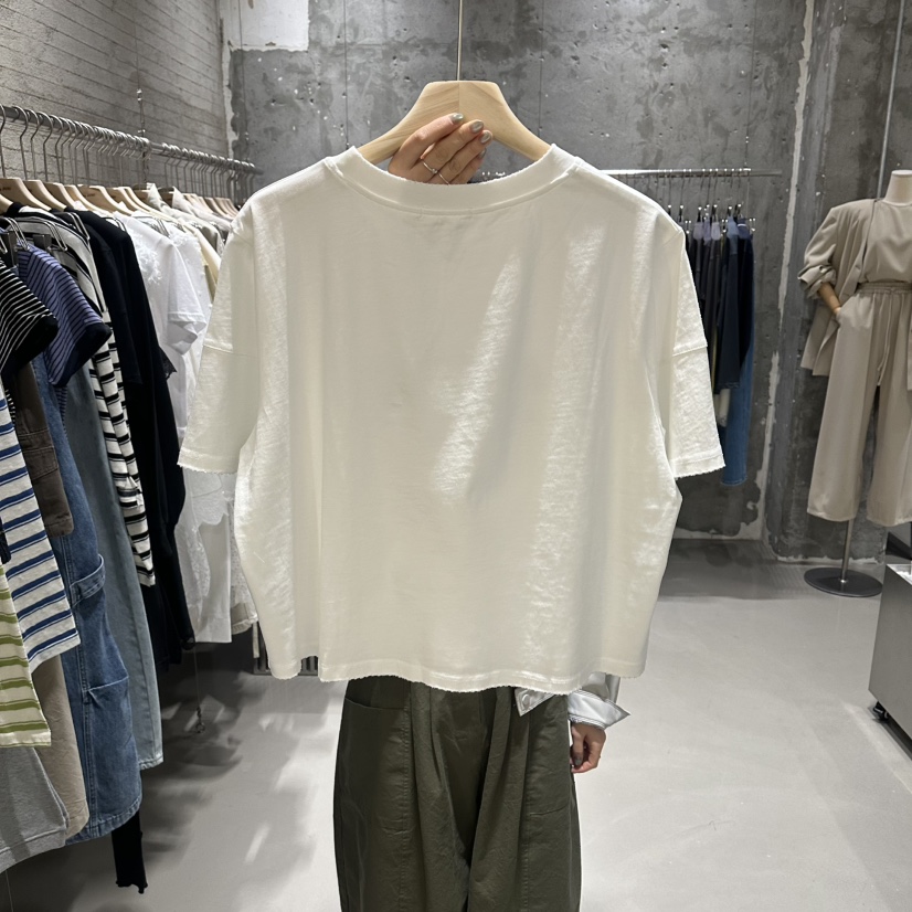 JUNI韓國直郵女裝新款時尚推薦熱賣人氣休閑26春夏職業T恤my juniT恤