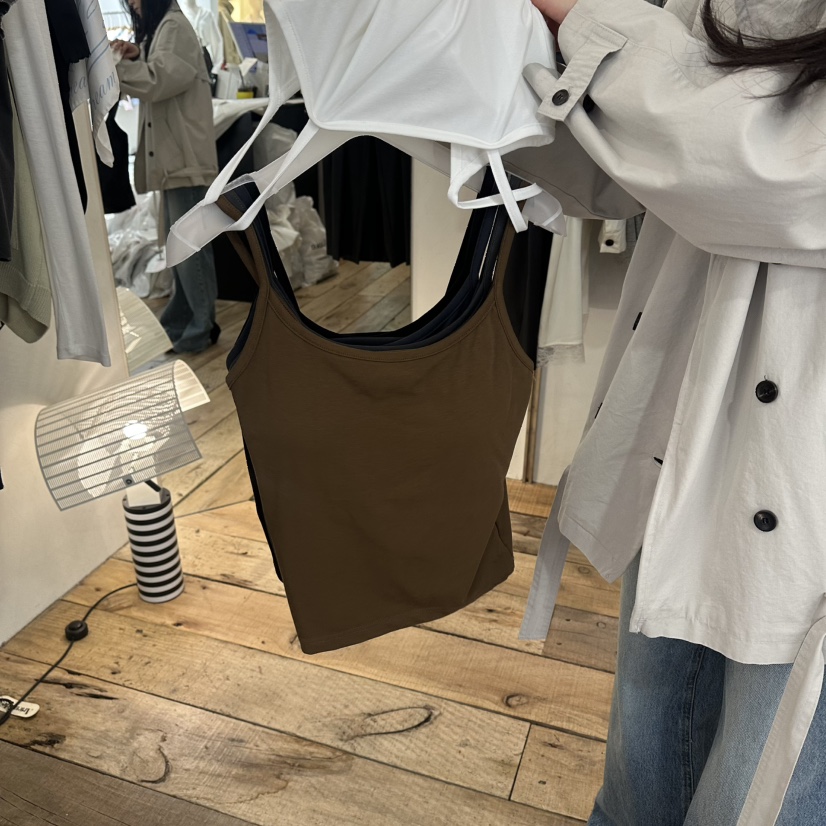 CREAM VILLA韓國代購女裝新品職業吊帶背心CREAMVILLA吊帶/背心圖色2