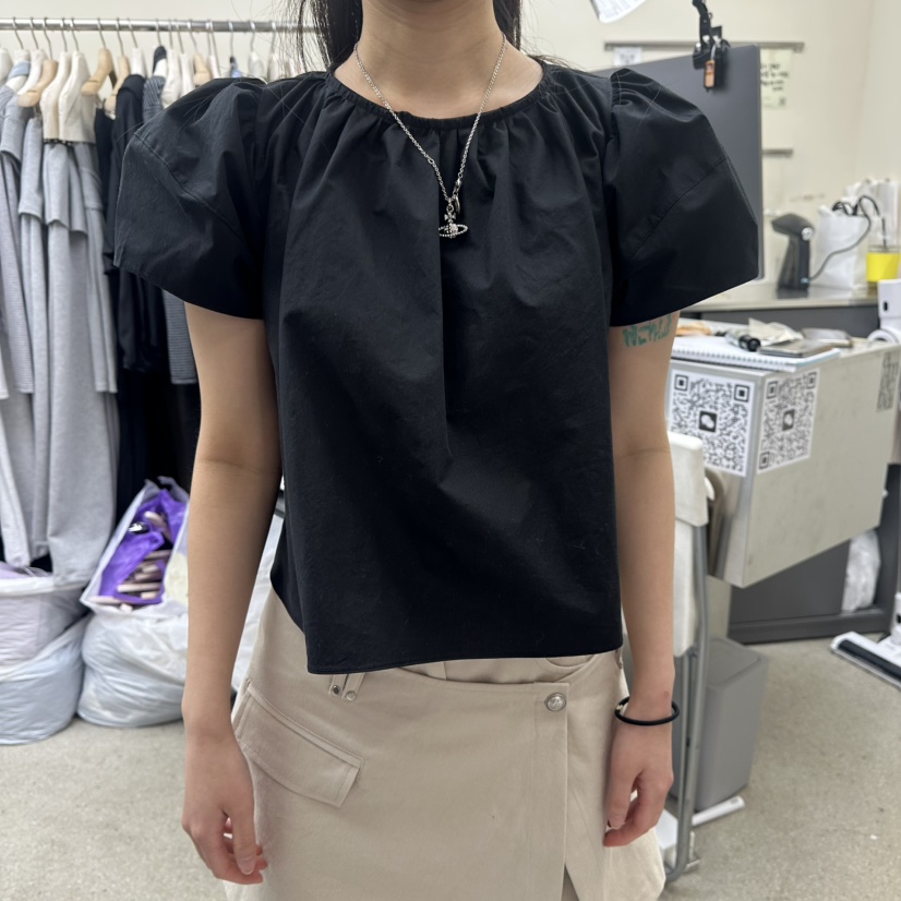 AMOEBA韓國東大門代購女士新款時尚26春夏襯衫蕾絲衫不含項鏈AMOEBA襯衫/蕾絲衫圖色2