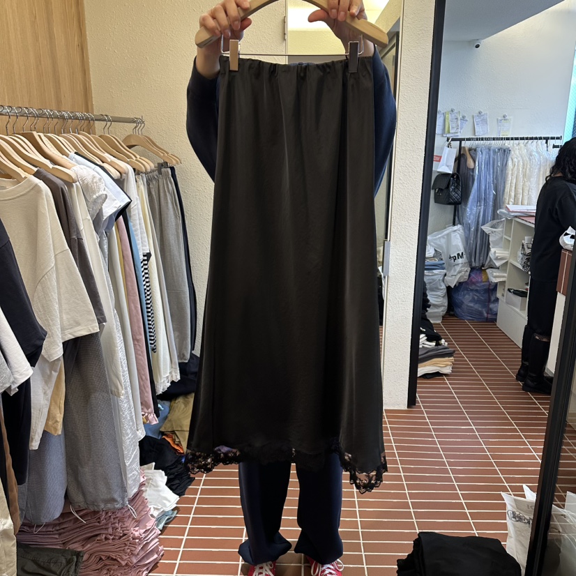 CHOI-L韓國東大門直郵女士新品休閑熱賣時尚人氣26春夏長裙CHOI長裙