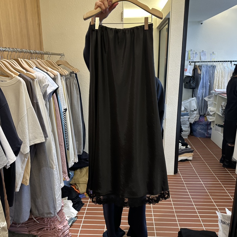 CHOI-L韓國東大門直郵女士新品休閑熱賣時尚人氣26春夏長裙CHOI長裙圖色3