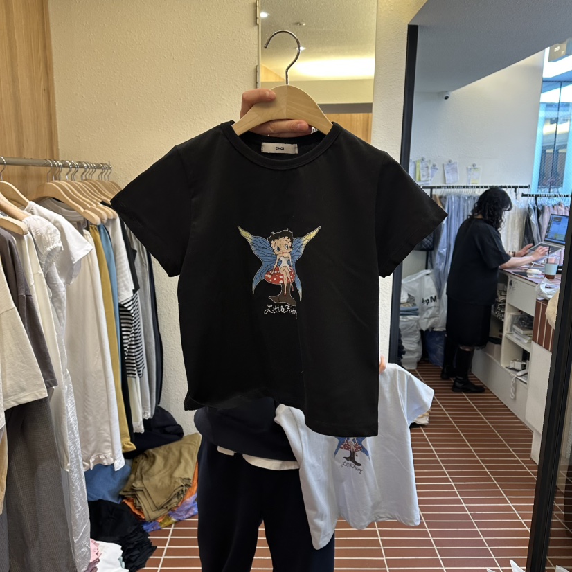 CHOI-L韓國直郵實拍女士新品熱賣時尚26春夏人氣推薦T恤CHOIT恤圖色3