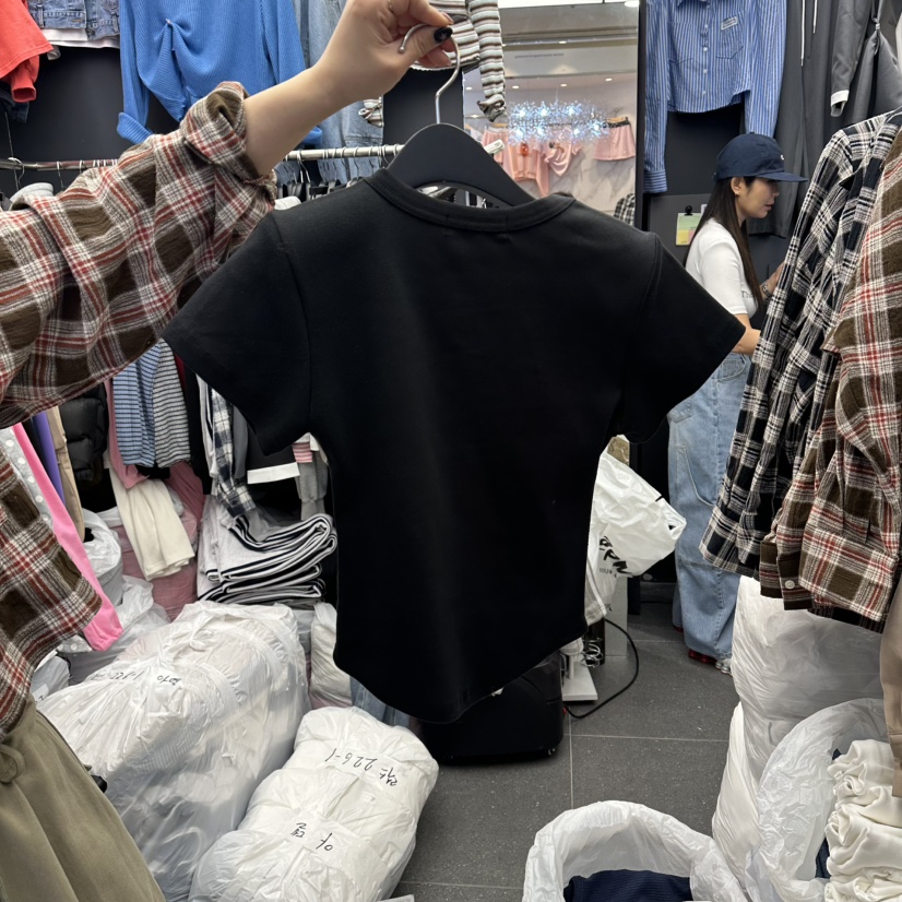 A-DEL韓國東大門直郵女士新品時尚休閑熱賣職業推薦26春夏T恤A-DELT恤