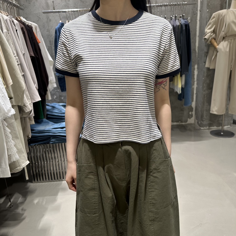 JUNI韓國東大門直郵女士新款26春夏推薦休閑時尚職業熱賣T恤my juniT恤圖色1