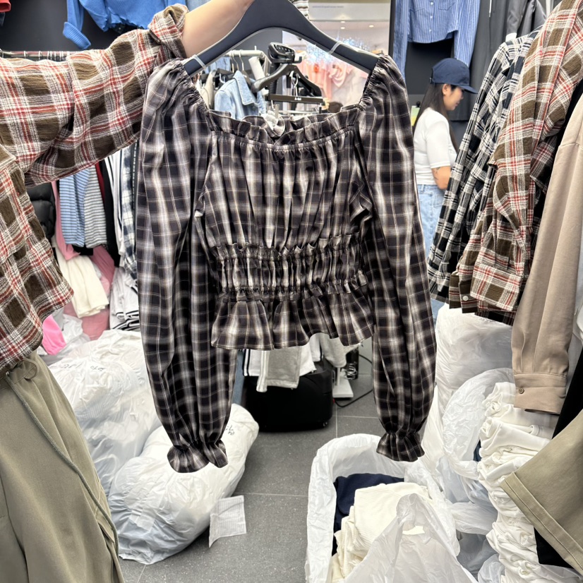 A-DEL韓國東大門直郵女裝新款26春夏推薦時尚襯衫蕾絲衫A-DEL襯衫/蕾絲衫